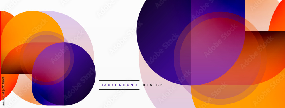 Geometrical minimal wallpaper. Geometric shapes. Vector illustration for wallpaper banner background or landing page