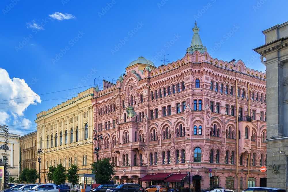Profitable house of the architect Basin, Saint Petersburg, Russia