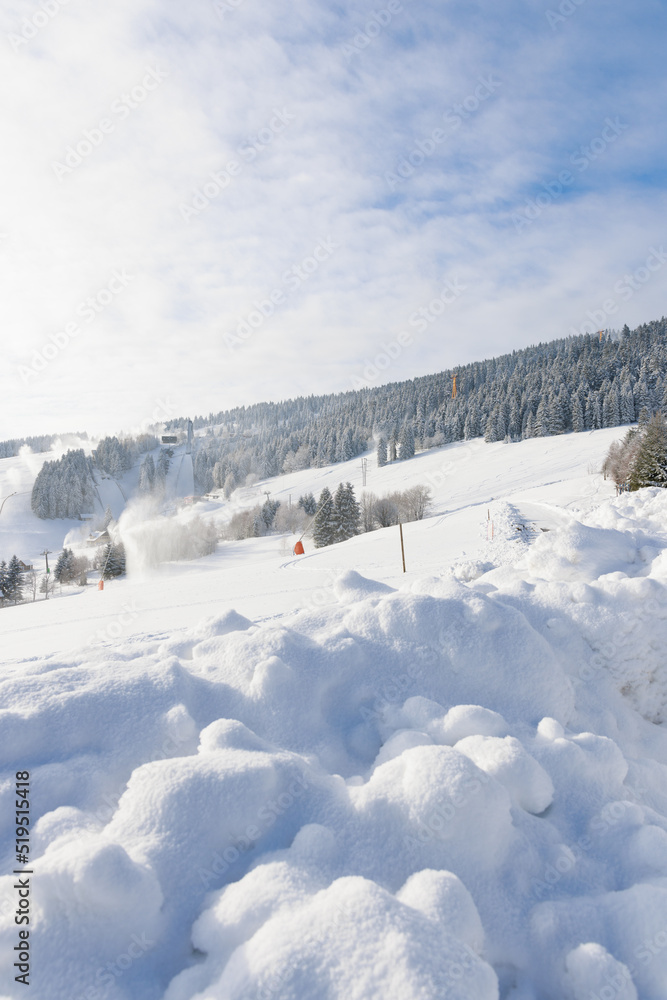 Schnee skipiste Gebirge Berg beschneiung wandern Schnee skipiste Gebirge Berg beschneiung wandern