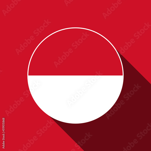 Country Monaco. Monaco flag. Vector illustration. Free Download Country Monaco. Monaco flag. Vector illustration. - GFXLoad