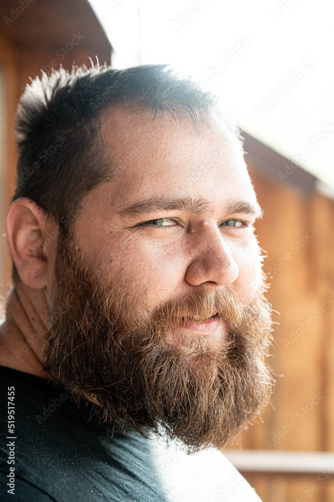 Fototapeta premium portrait of a bearded man