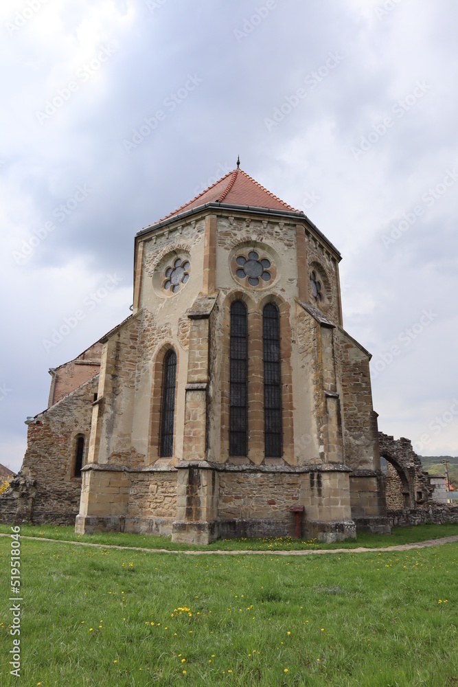 Carta Abbey - fortress historical landmark in Transylvania, Romania