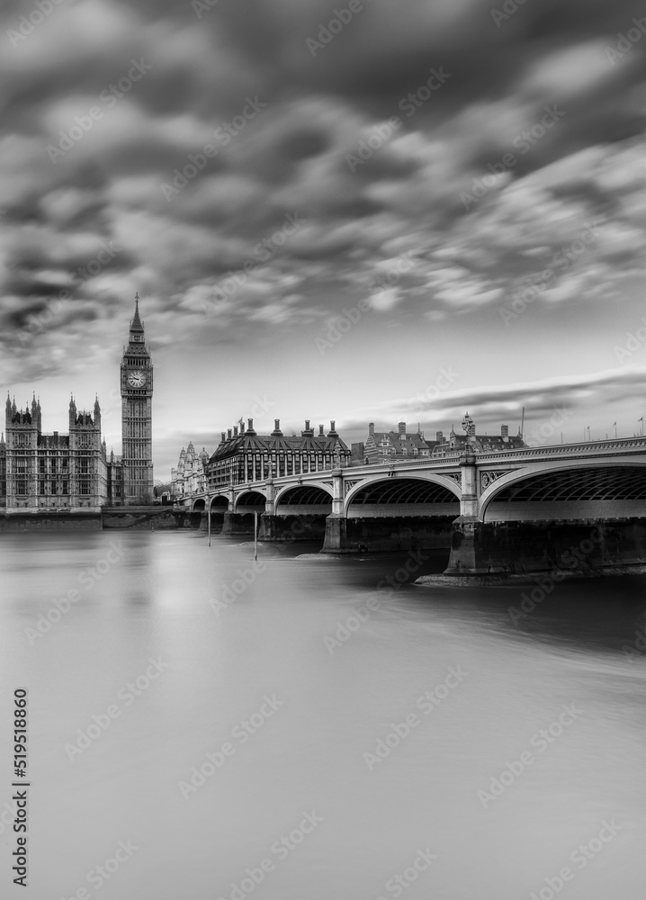 Westminster bridge over the river thames, London