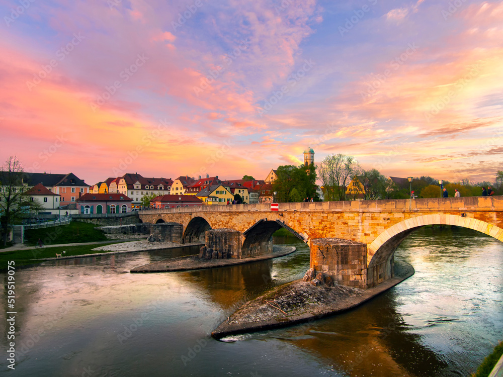Regensburg sunset