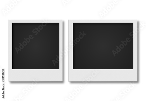 blank photo frames, blank photo frame, polaroid set	

