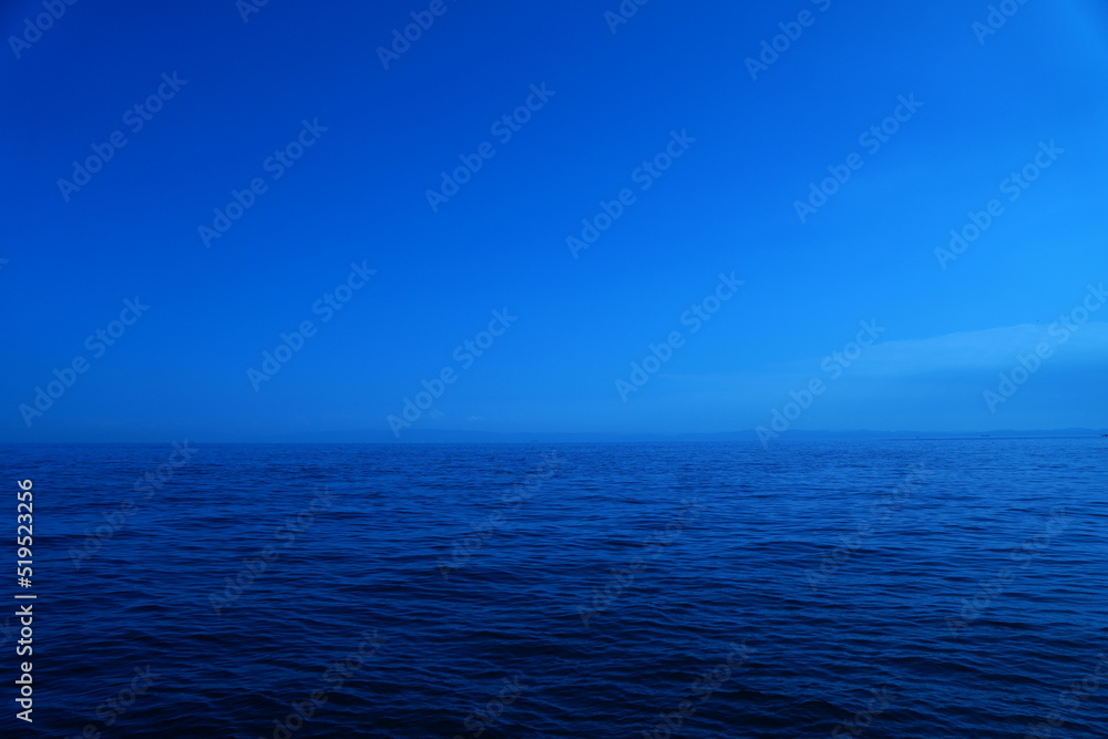 青い空と海 青い空と海