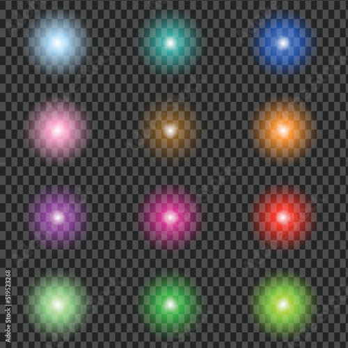 abstract background with glowing lights