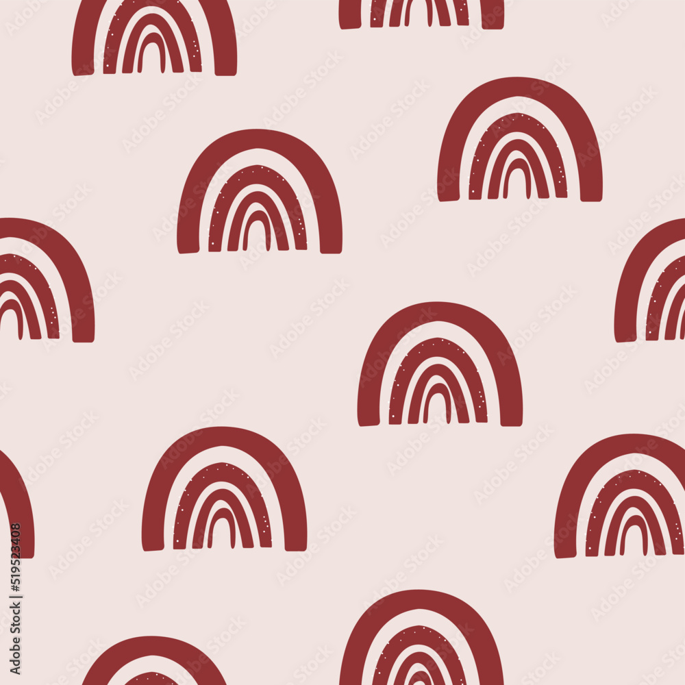 Seamless rainbow pattern. Cute design. Abstraction. For fabric, clothing, notebook cover, notepad. Wallpaper. Hand drawn vector. Seamless rainbow pattern. Cute design. Abstraction. For fabric, clothing, notebook cover, notepad. Wallpaper. Hand drawn vector.