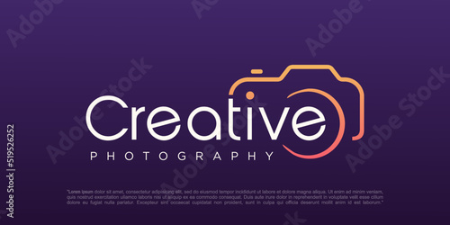 Creative Photography Logo design vector inspiration