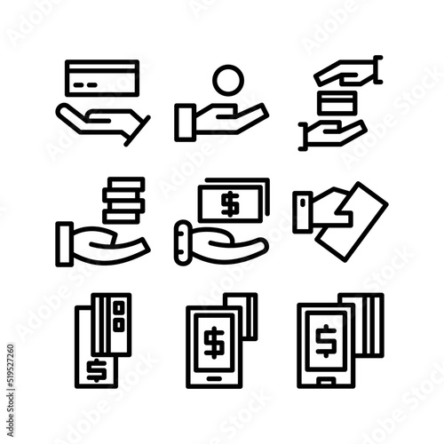 paying icon or logo isolated sign symbol vector illustration - high quality black style vector icons
