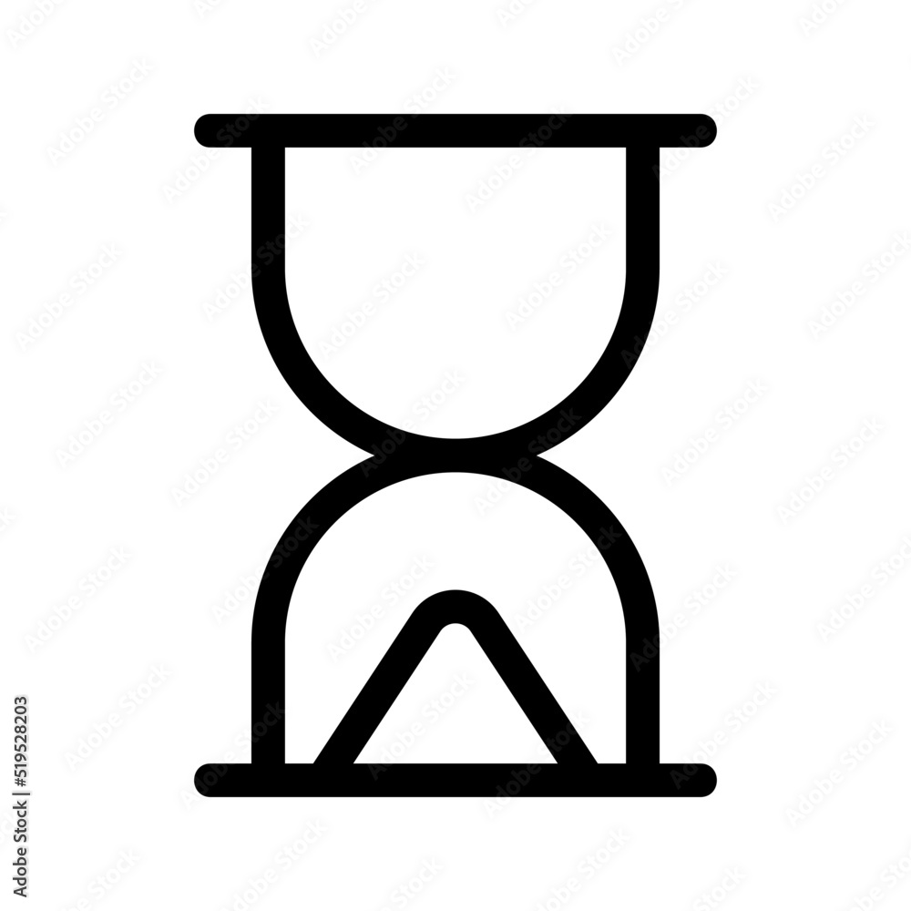 clock icon or logo isolated sign symbol vector illustration - high quality black style vector icons
