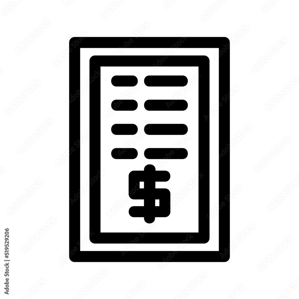 invoice icon or logo isolated sign symbol vector illustration - high quality black style vector icons
invoice icon or logo isolated sign symbol vector illustration - high quality black style vector icons