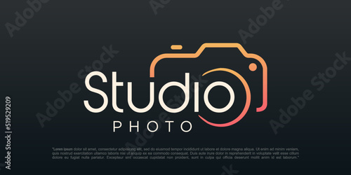 Studio Photography Logo design vector inspiration