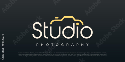 Studio Photography Logo design vector inspiration