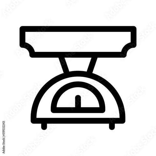 scale icon or logo isolated sign symbol vector illustration - high quality black style vector icons
