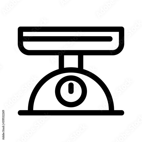 scale icon or logo isolated sign symbol vector illustration - high quality black style vector icons
