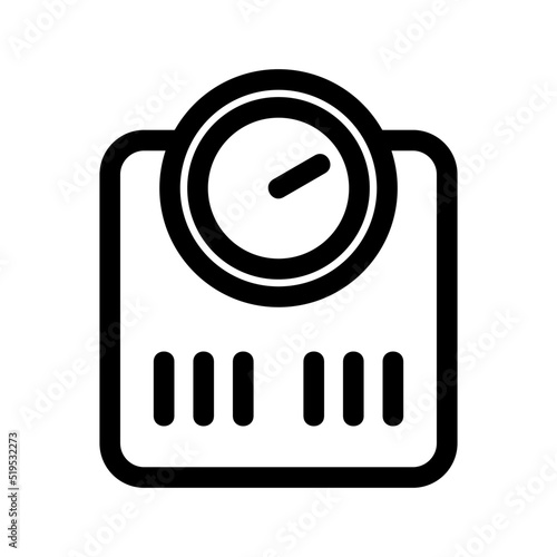 scale icon or logo isolated sign symbol vector illustration - high quality black style vector icons
