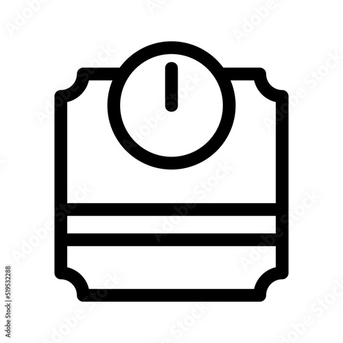 scale icon or logo isolated sign symbol vector illustration - high quality black style vector icons
