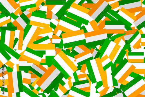 abstract decorative indian flag theme background, indian flag tricolor gradient background