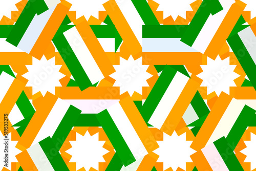 abstract decorative indian flag theme background, indian flag tricolor gradient background