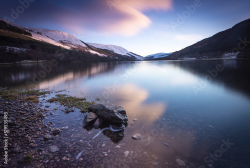 Billede på lærred lake in the mountains