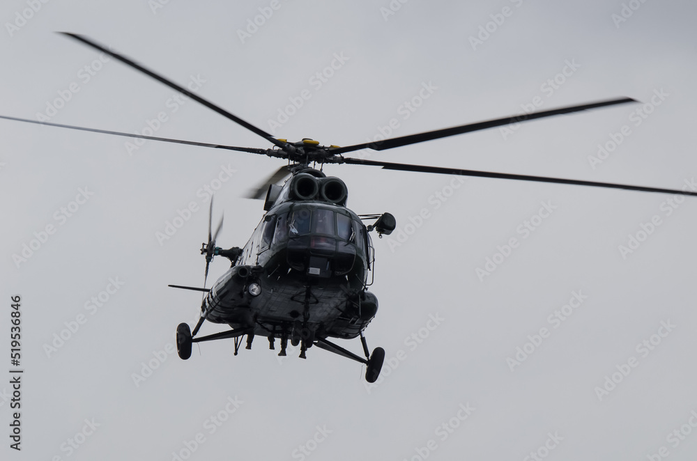 Fototapeta premium MILITARY HELICOPTER - Machine in the air