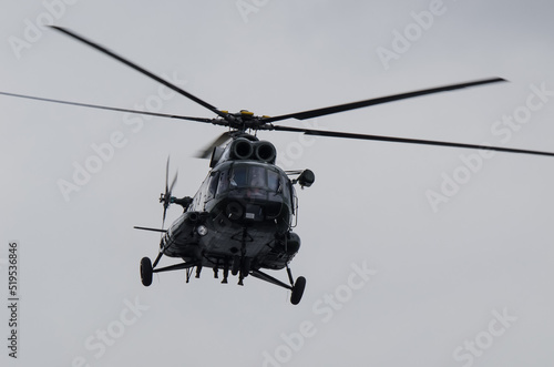 MILITARY HELICOPTER - Machine in the air