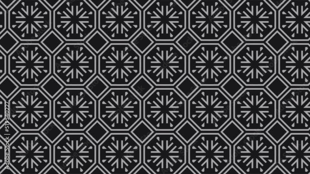 Floral lace ornament modern geometric seamless pattern mostly In the Shade Of Black. Panning. Repeating background animation with chaotic ornament Floral lace ornament modern geometric seamless pattern mostly In the Shade Of Black. Panning. Repeating background animation with chaotic ornament
