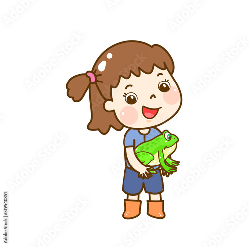 The Frog’s life cycle vector.