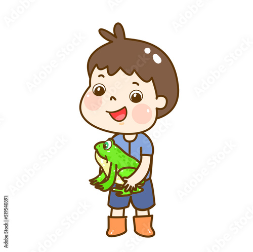 The Frog’s life cycle vector.