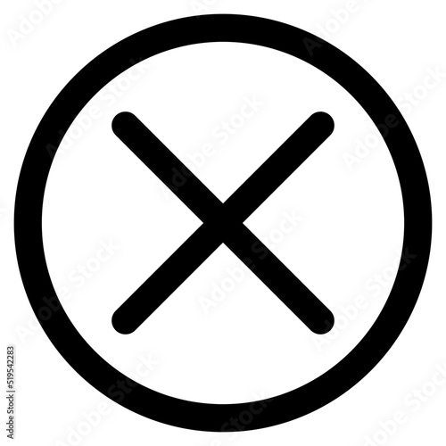 icon cross vector icon for website, apps and any other project - stock vector