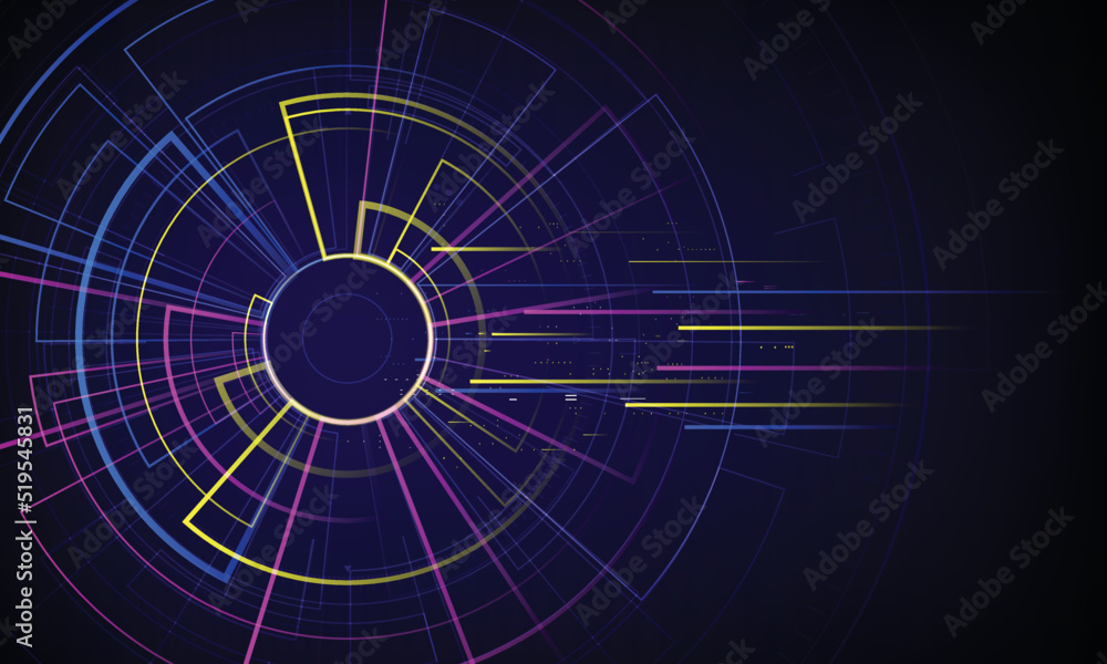 abstract circle sci fi futuristic technology innovation concept background. abstract circle sci fi futuristic technology innovation concept background.