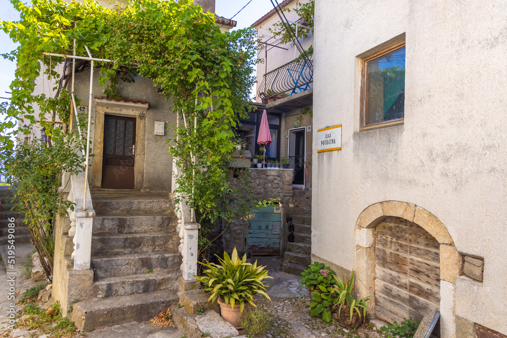 Vrbnik town on Krk Island, Croatia