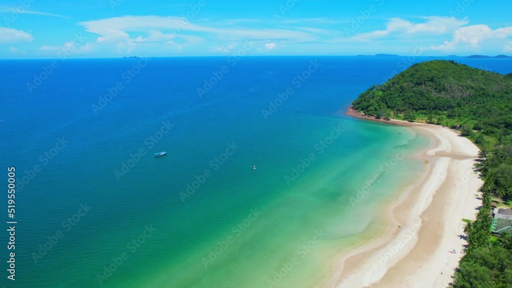 Drones are flying over beautiful beaches and seas. Passenger boats are on the sea. Thung Wua Laen Beach, Chumphon, Thailand. travel concept. 4K
Drones are flying over beautiful beaches and seas. Passenger boats are on the sea. Thung Wua Laen Beach, Chumphon, Thailand. travel concept. 4K