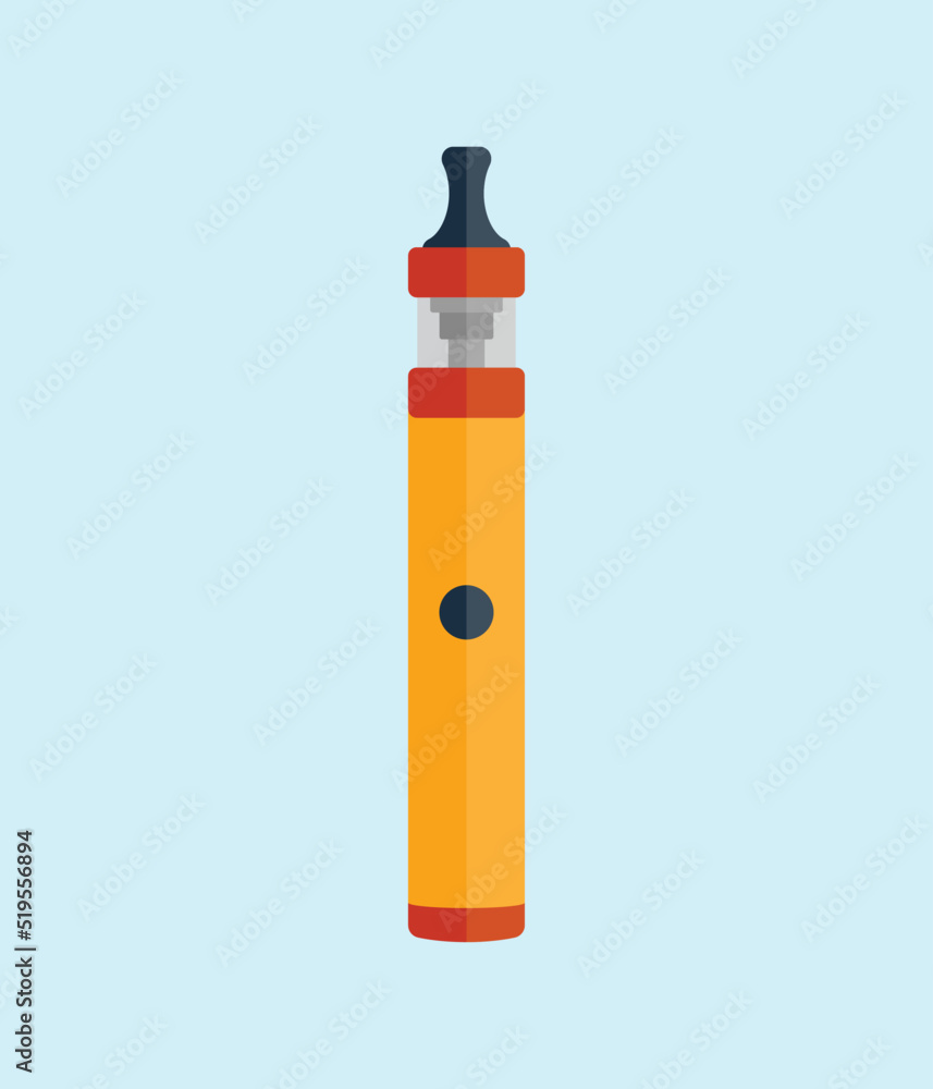 Vape Electronic Cigarette Illustrations Vector Template, And clip art style with Premium Vector. Vape Electronic Cigarette Illustrations Vector Template, And clip art style with Premium Vector.
