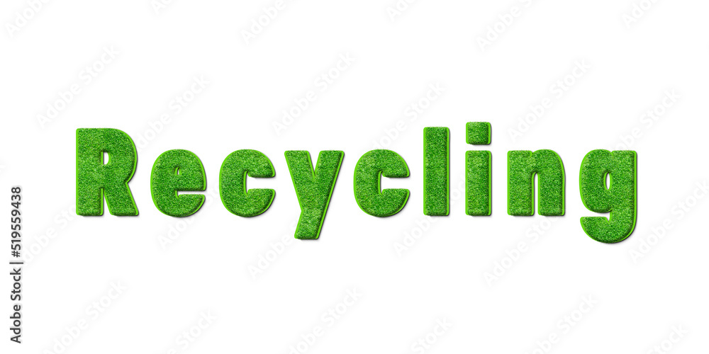 Text Effect aus Gras mit dem Wort Text Effect aus Gras mit dem Wort