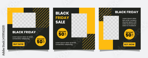 Black Friday Sale Post template Banner Design