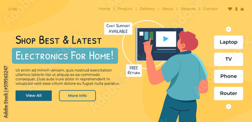Shop best and latest electronics for home web