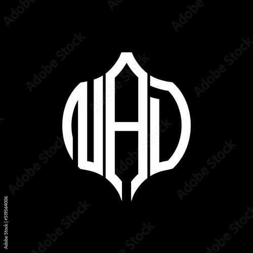 NAD letter logo. NAD best black background vector image. NAD Monogram logo design for entrepreneur and business.
