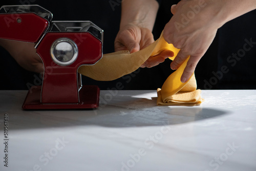 Making pasta dough