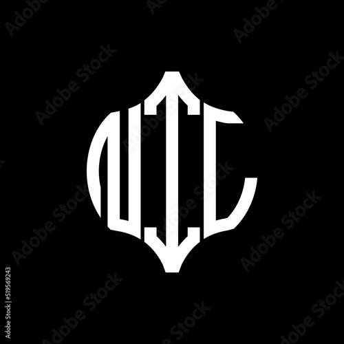 NIL letter logo. NIL best black background vector image. NIL Monogram logo design for entrepreneur and business.
