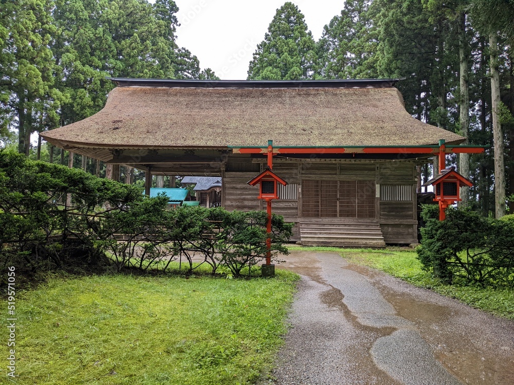 Naklejka premium 日本の古い建物