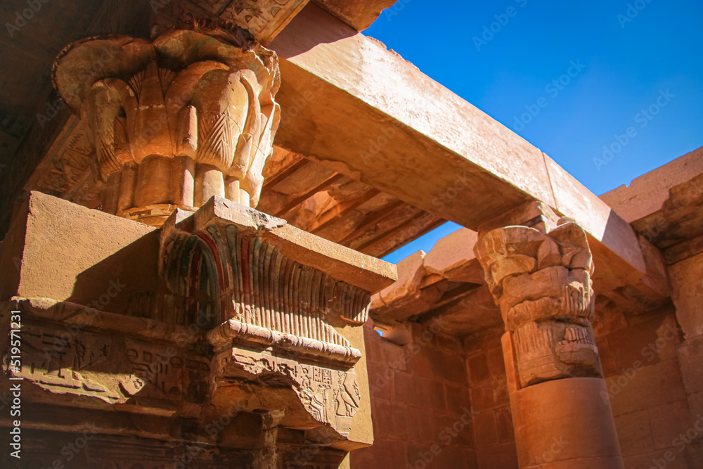 Ruins Of Ancient Deir El Medina One Of The Group Of Theban 