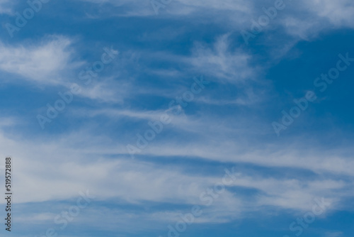 Fototapeta Naklejka Na Ścianę i Meble -  Sky blue clouds white heaven natural background weather wind atmosphere