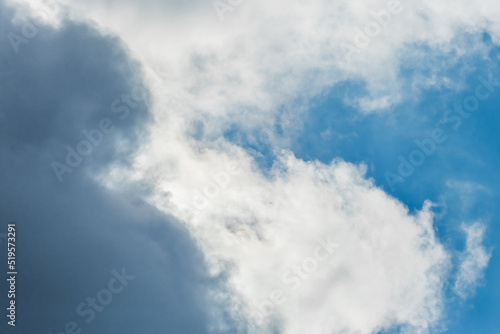 Clouds blue sky weather change bad weather rain clouds background nature