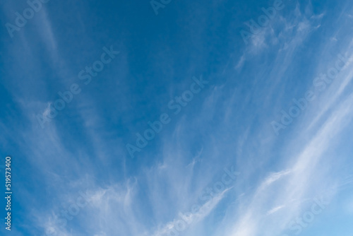 Sky blue clouds white heaven natural background weather wind atmosphere