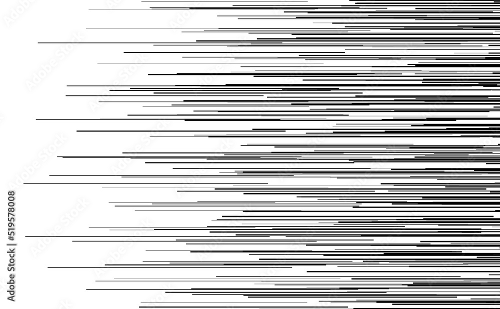 Speed line running comic texture black and white background Speed line running comic texture black and white background