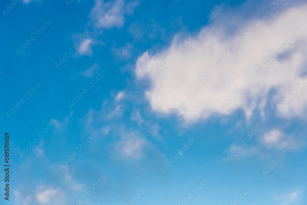 Obraz premium Sky blue natural daylight white clouds background nature weather cloud cloudscape