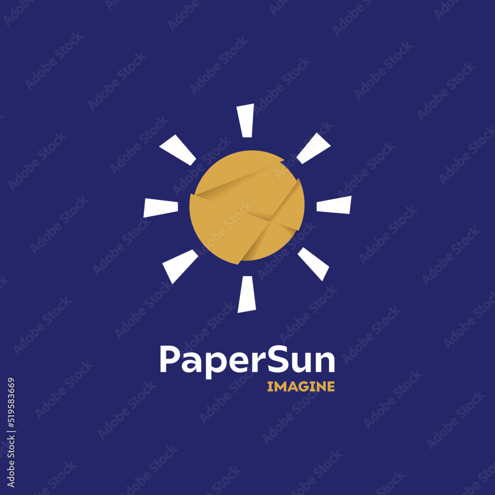 Paper Sun Logo Paper Sun Logo