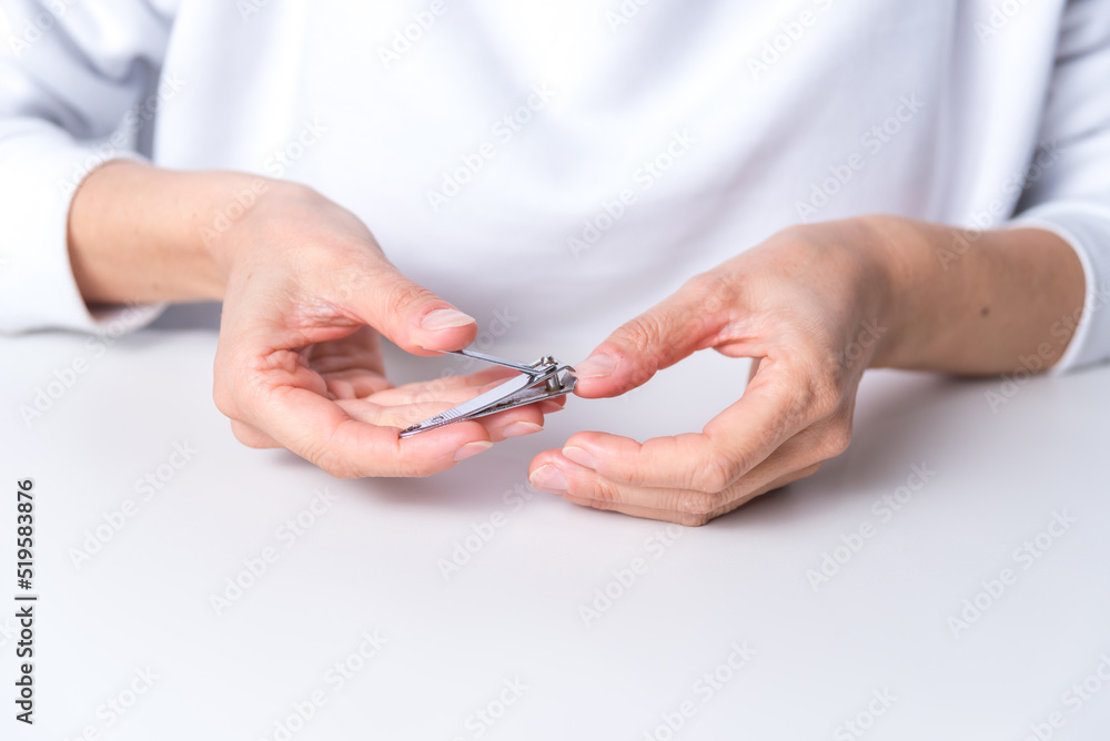 adult woman, cutting nails, manicure, hand care, beauty and body health at home, nail clippers, manicure, hand care, nail clippers adult woman, cutting nails, manicure, hand care, beauty and body health at home, nail clippers, manicure, hand care, nail clippers